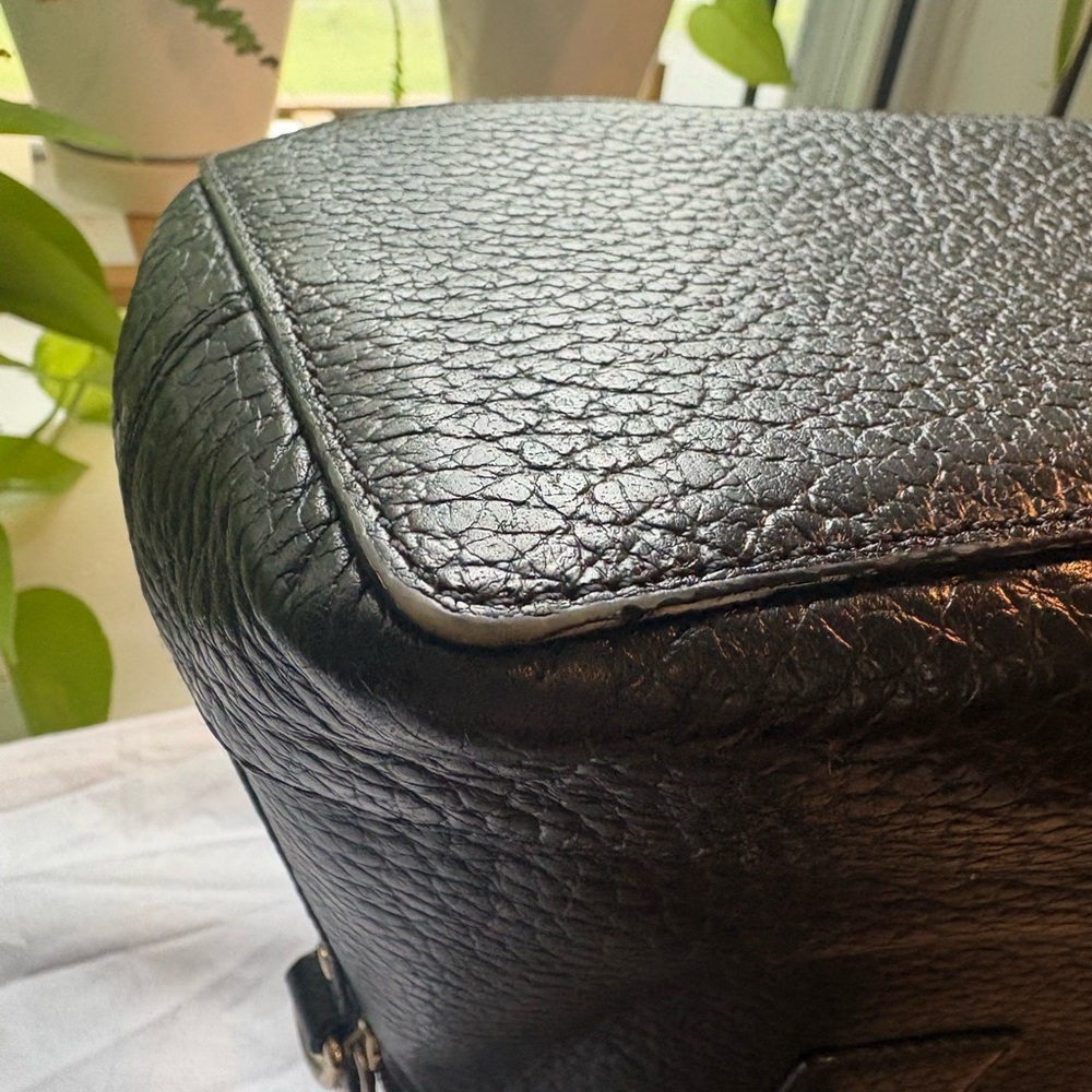 kate spade Black Pebbled Leather Satchel with Top Handles - Picture 14 of 15